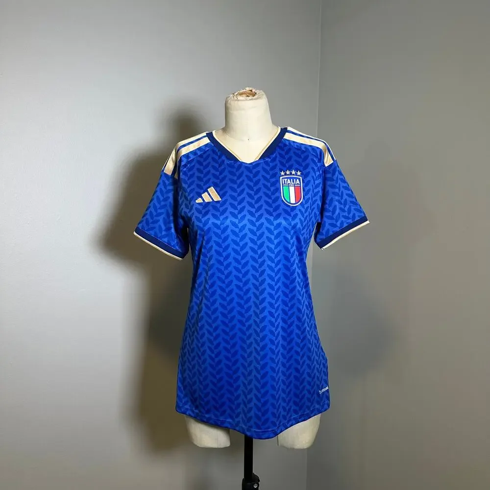 Adidas Italia FIGC Azzurra Jersey in Blue